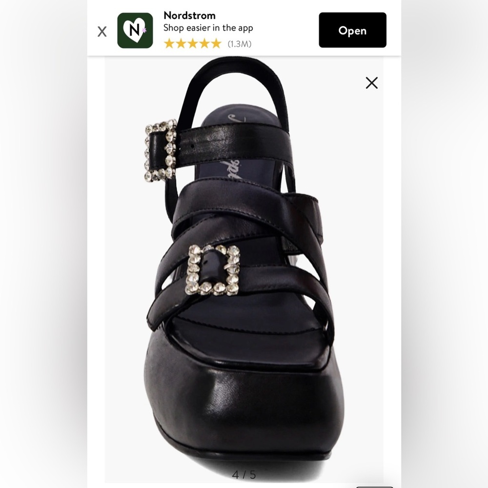 Free People- Brooklyn Ankle Strap Platform Sandal (Women) - Picture 7 of 12